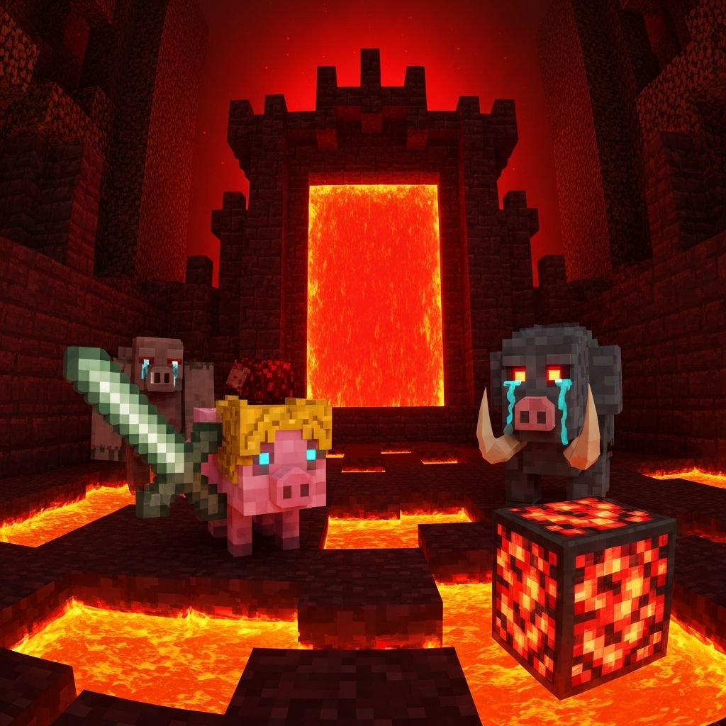 Nether mobs